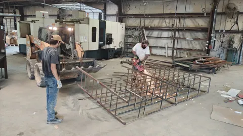 Steel Fixture demolition